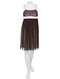 Pleated Mesh Dress