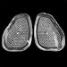 Comfortable Foot Care Soft Gel wtih Emboss Shoe Front Insole Cushion