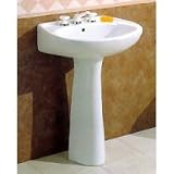 Cheviot Astral Pedestal Lavatory 21 x 17 White 4 740W21-4