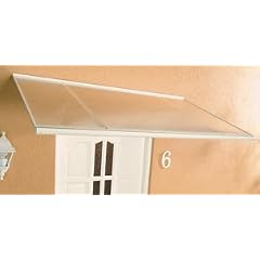 Alu-Pultvordach Haust�rvordach Vordach Standard wei� 120 x 85 x 38 cm