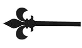 Fleur de lis Curtain Rod
