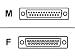 Belkin Serial Db25 M/F Cbl;Gold * 1-25 Strt-Thru; 5 Meters