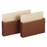 Redrope Recycled File Pockets, Legal Size, 1-3/4'' Exp., 25/Box