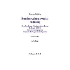 Bundesrechtsanwaltsordnung. Kommentar