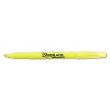 Sharpie Accent Pocket-Style Highlighters, Fluorescent Yellow , Chisel Tip, Dozen - 27025