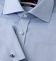Slim Fit Sartorial Pure Cotton Rib Stripe Shirt