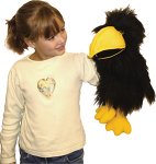 Childrens Toyshop  Toys : Crow Glove Puppet