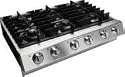 Electrolux ICON : E36GC75GSS 36in Designer Series Slide-in Gas Cooktop