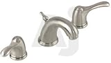 Gerber Allerton Series 43340BN Double Lever Lavatory Faucet with 4-3 8 Reach, 4-3 4... by Gerber