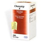 Chemstrip K Urine Test Strips for Ketones, 100