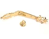 Ornate Brass Trunk Hasp Set