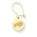 14K Buffalo Bills Team Logo Circular Kidney Earrings