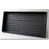 5 Pack of Durable Black Plastic Wheatgrass Growing Trays (without holes) 21 x 11 x 2 -... by 