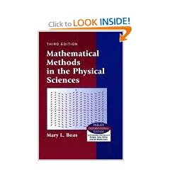 Mathematical Methods in the Physical Sciences