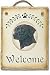 Small Black Lab Decorative Hanging Welcome Slate