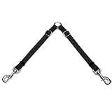 Coastal Pet Products Adjustable Dog Coupler Medium Black 18-24In