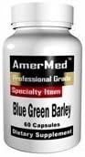Blue Green Barley (Spirulina, Chlorella & Barley) by AmerMed - 90 Capsules