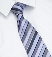 Machine Washable Textured Striped Tie
