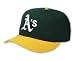 New Era Oakland Athletics Pinch Hitter Wool Replica Adjustable Cap (Dark Green)