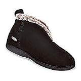 Acorn Faux Chinchilla Bootie Slippers Accessory (9.5/10.5 Black)