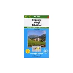 Freytag Berndt Wanderkarten, Brixental, W�rgl, Kitzb�hel. 1:50000