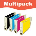 Electronics : A Set of 4 Latest Version Compatible Ink Cartridges for Epson DX4000 DX4400 DX7400 DX8400