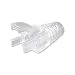 Professional RJ45 Strain Relief, 50 Pcs, Clear