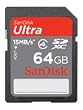 SanDisk 64GB Ultra Secure Digital High Capacity, SDXC, Memory Card, 15MB/Sec Read/Write Speed