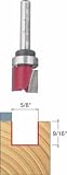 Freud 50-103 5/8-Inch Diameter Top Bearing Flush Trim Router Bit with 1/4-Inch Shank