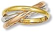 Tri Color Triple Band Ring