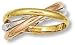 Tri Color Triple Band Ring