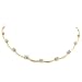 10K Flower Diamond Necklace 17.5