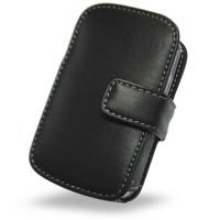HP iPAQ rw6800 Leather Case - Book Type (Black)