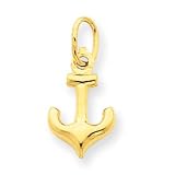 14k Gold Anchor Charm