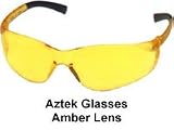 Pyramex Ztek Safety Eyewear, Amber Lens With Amber Frame