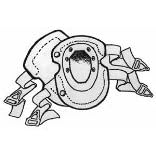 Click here to buy Non-Skid Buckle Style Kneepads by Custom Leather Craft.