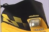  : SD Mini-Z 98-05 Low Black W/ Yellow Check Cobra Windshield