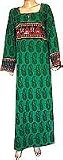 Apparel : Plus Size Evening Wear - Womens Kaftan Cotton Multicolored