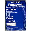 PANASONIC 5BAG PR PK FITS MC2750/2730/2730/485OCASE ONLY