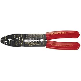 Click here to buy Klein Tools 1002 8-1 2-Inch All Purpose Wire Stripper and Cutter 10-22 AWG by Klein.