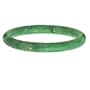 Handcarved High-Grade Green Jade Bangle- 8 IN