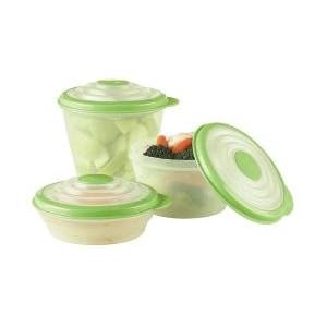 Tupperware Stuffable Mini Set 3 Lime Aid NEW by