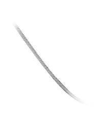 14k White Gold .8mm Snake Chain Necklace - 18"