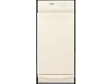 Whirlpool Gold GX900QPPT Full Console Trash Compactor with 1.4 Cu. Ft. Capacity, Automatic Anti-Jam & Touch-Toe Drawer Opener: Bisque on Bisque