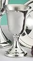 5" High, 4 Oz. Pewter Silver Wine Goblet / Cup