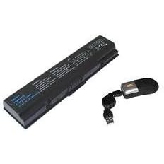 FREE Mini Mouse with Replacement Battery for select Toshiba model Laptops / Notebooks / Compatible with Toshiba 3534, PA3534, 3533, PA3533U, PA3534U-1BAS, PA3534U-1BRS, PABAS098, Satellite A300, Satellite A305, Satellite A305D, Satellite L300, Satellite L305, Satellite Pro A300, Satellite Pro L300, Dynabook Series: AX, AXW, EX, EXW, TX, TXW, T31s, Equium: A200 Series, A 300, L300 (6 Cell, 4400 Mah)