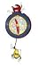 M&M M9WC1 Pendulum Wall Clock (Red)