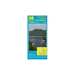 Topographische Karten Hessen, Bl.14, Edersee, Naturpark Diemelsee