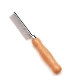 Coastal Safari Flea Comb with Wooden Handle-