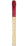 Produkt-Bild: Moeck 1020 Flauto 1 Plus Sopran Deutsch Rot Schulblockfl&ouml;te